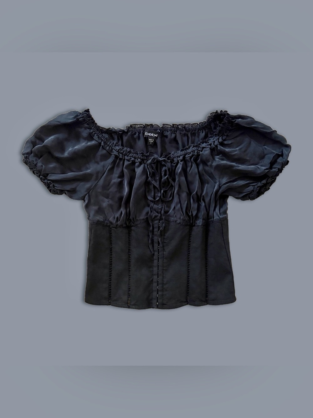 Bebe Puff Sleeve Blouse